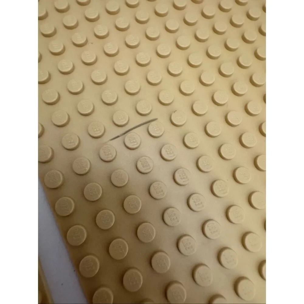 LEGO 16 x 32 Stud Tan Beige Baseplates Lot of 5 Base Plates